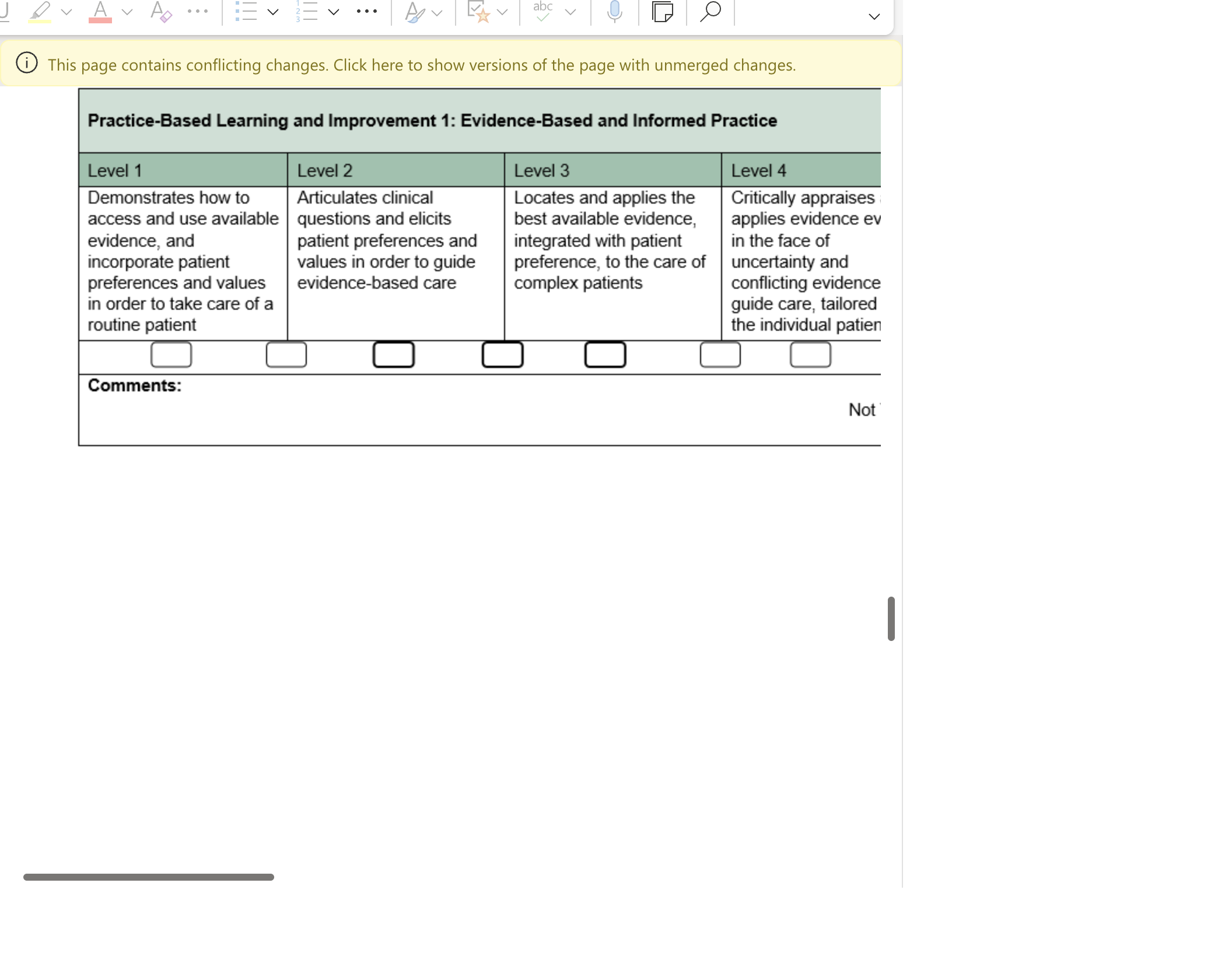 V A .... ev abc V This page contains conflicting changes. Click here to show versions of the page with unmerged changes. V Practice-Based Learning and